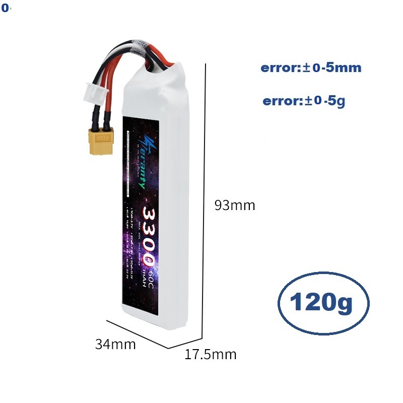 Batteria LiPo 2S 7.4V 3300mAh  - Drone Battery 3S recensione e prezzo